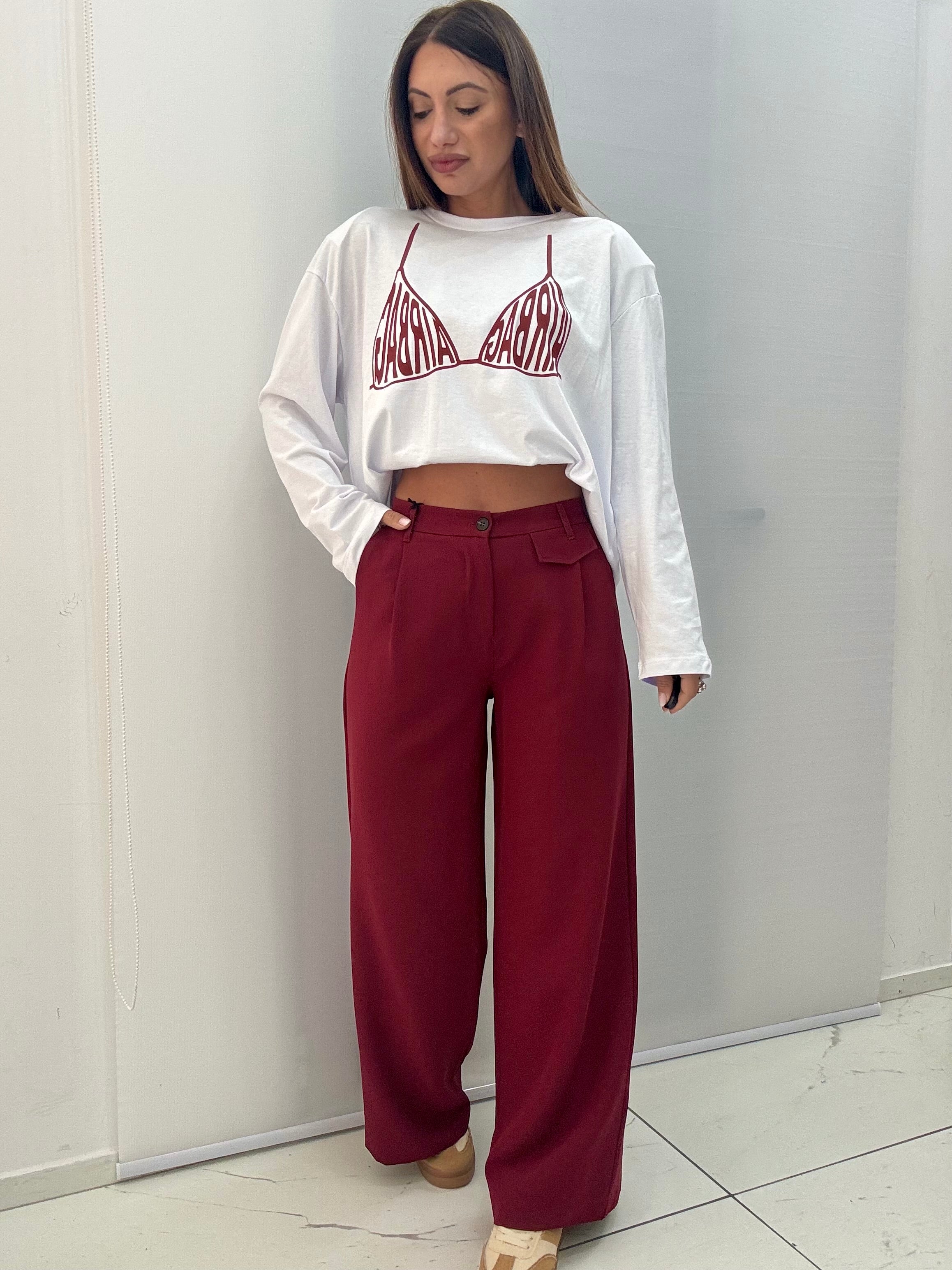 Pantalone Just West Bordeaux