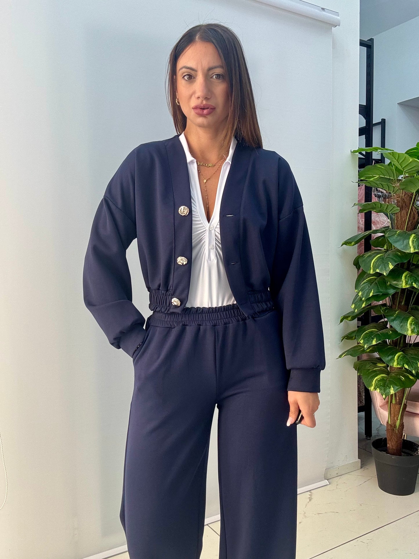 Coordinato Tuta Chic Blu