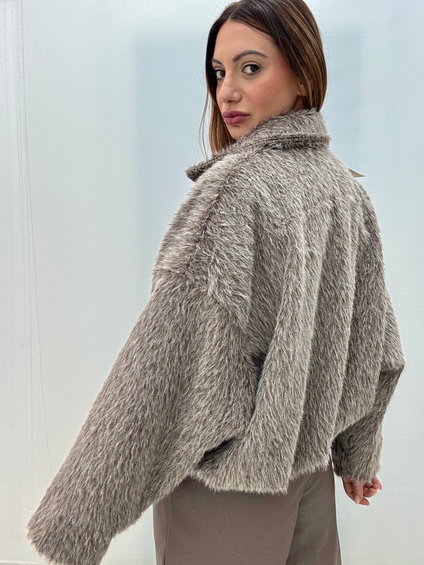 Bomber Bassotto Tortora