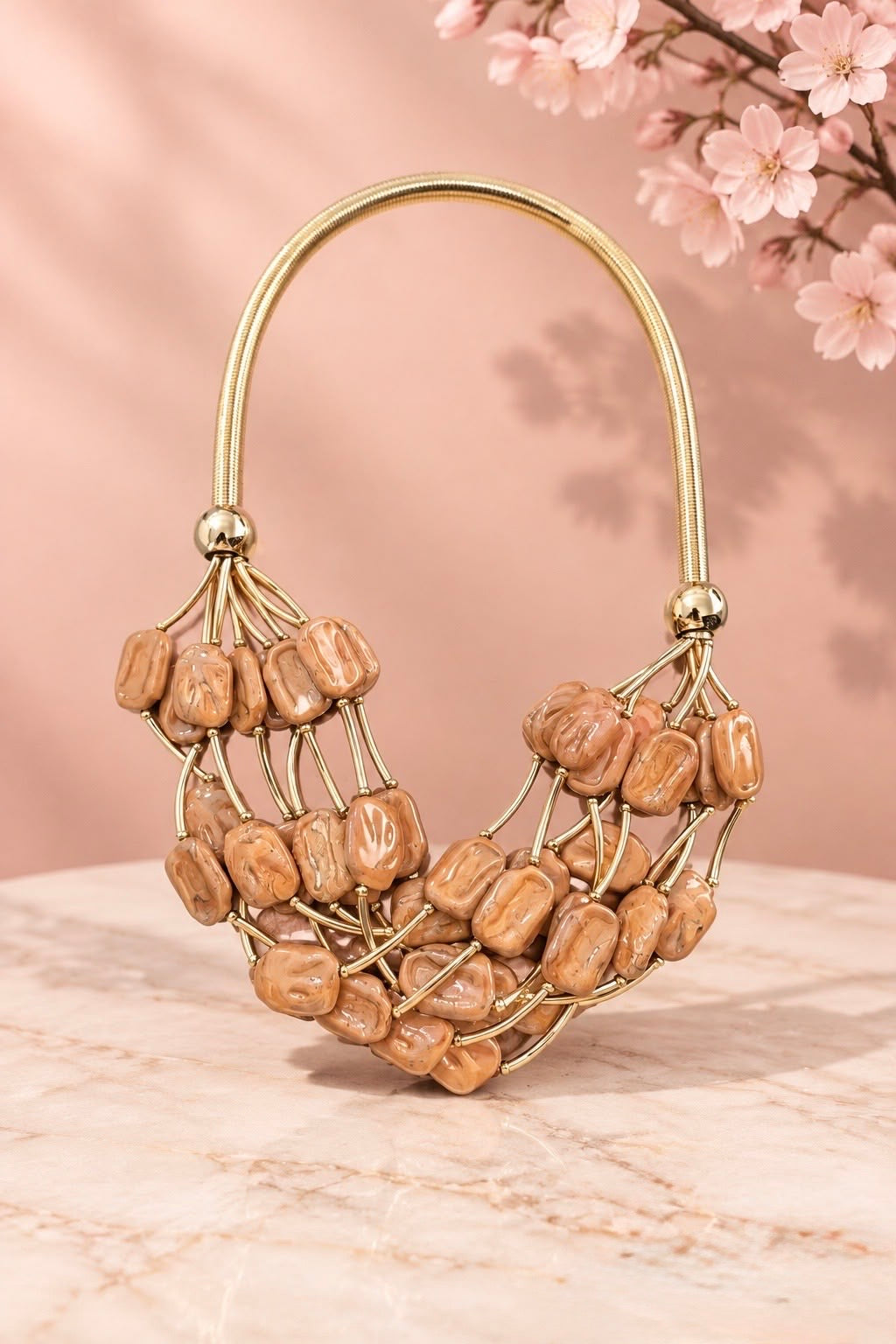 Collana Multifilo Pietre
