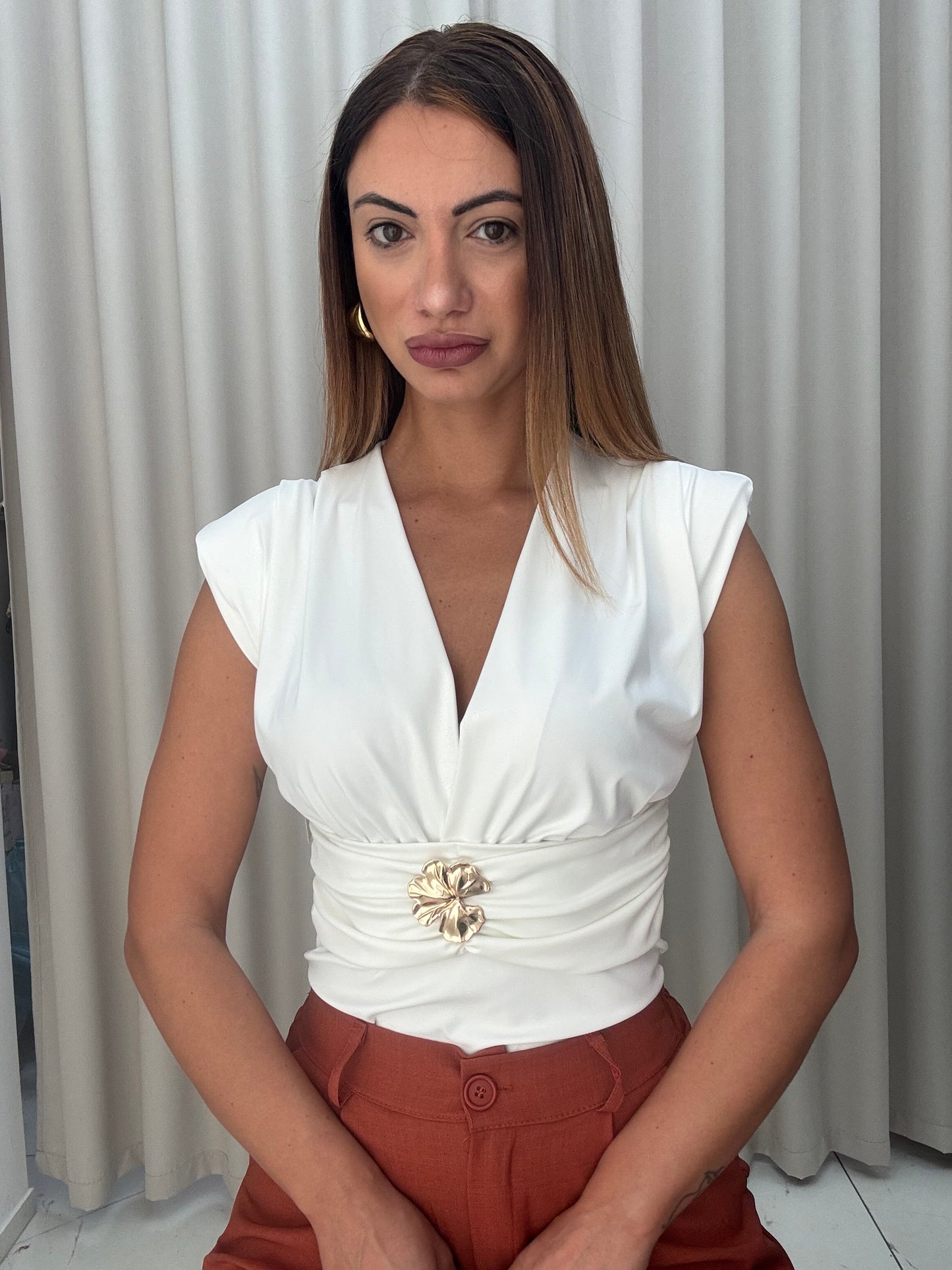 Maglia Spilla Fiore
