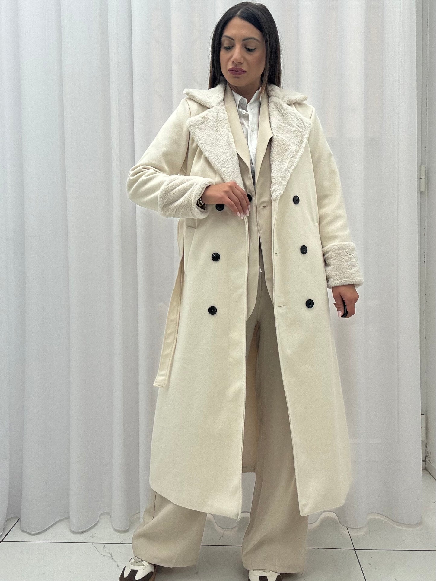 Cappotto Megan Panna