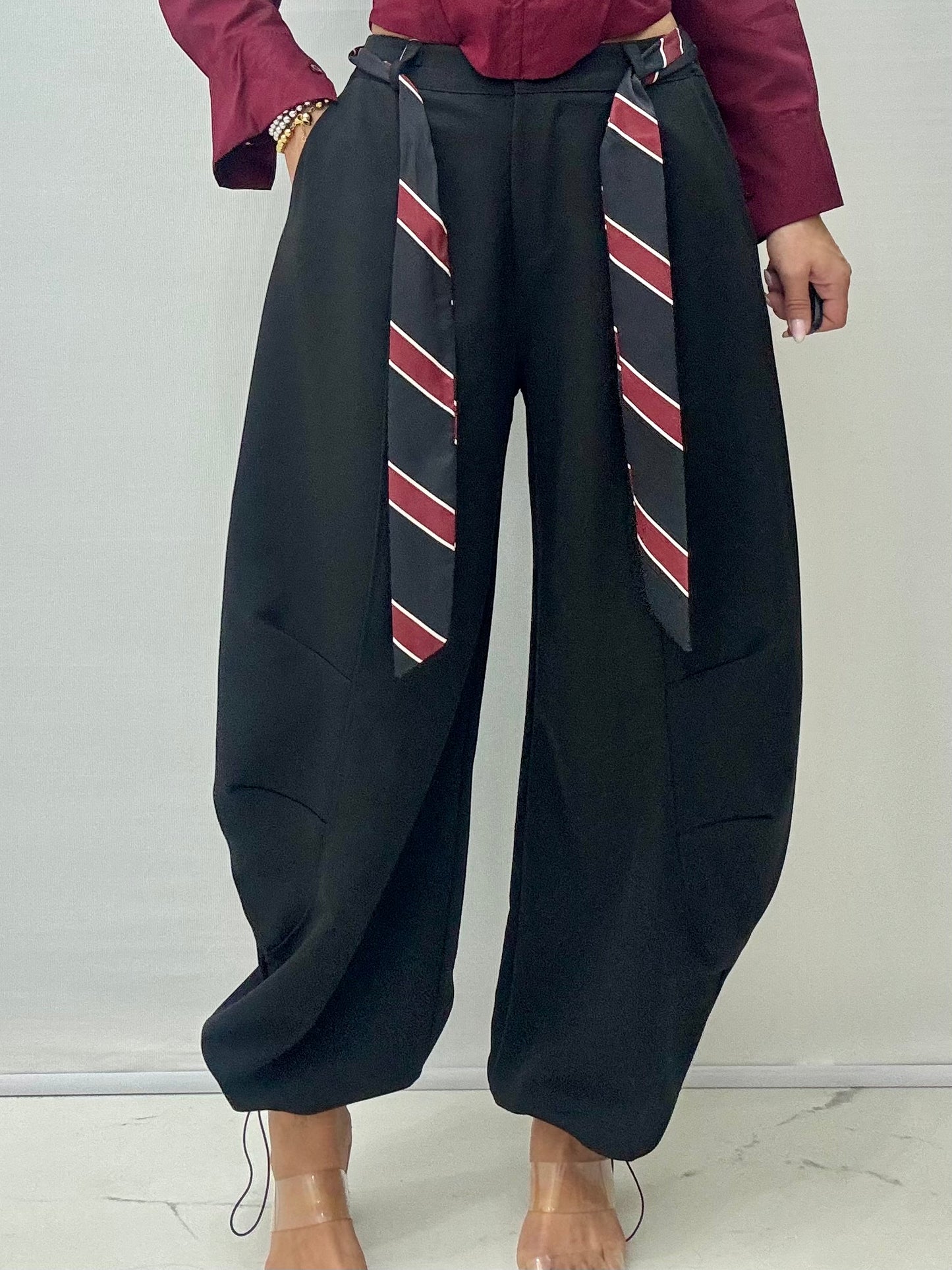 Pantalone Ballon Chic Nero