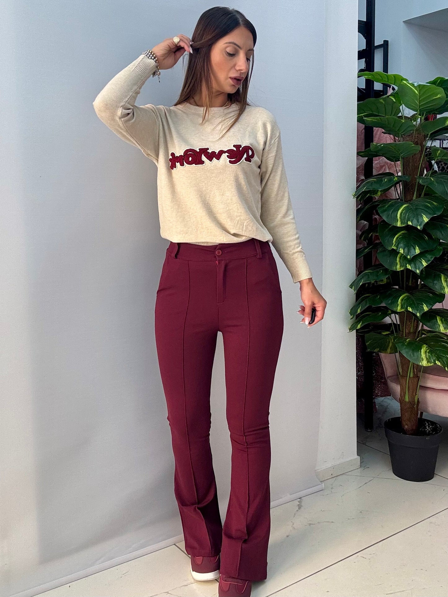 Pantalone Zuma Bordeaux