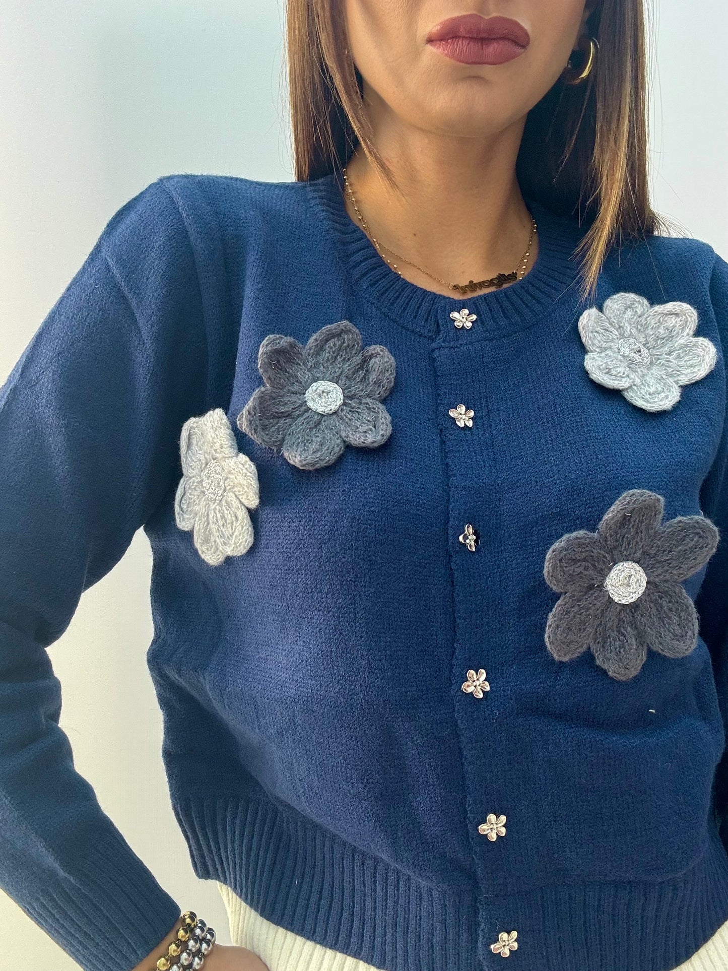 Cardigan Margherita Blu