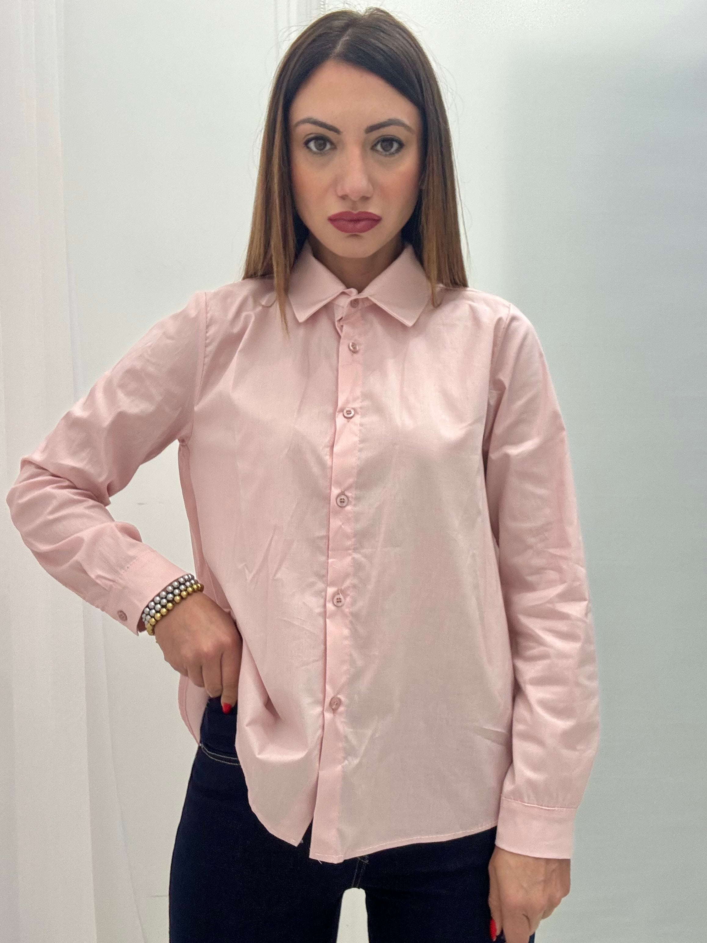 Camicia Basic Rosa