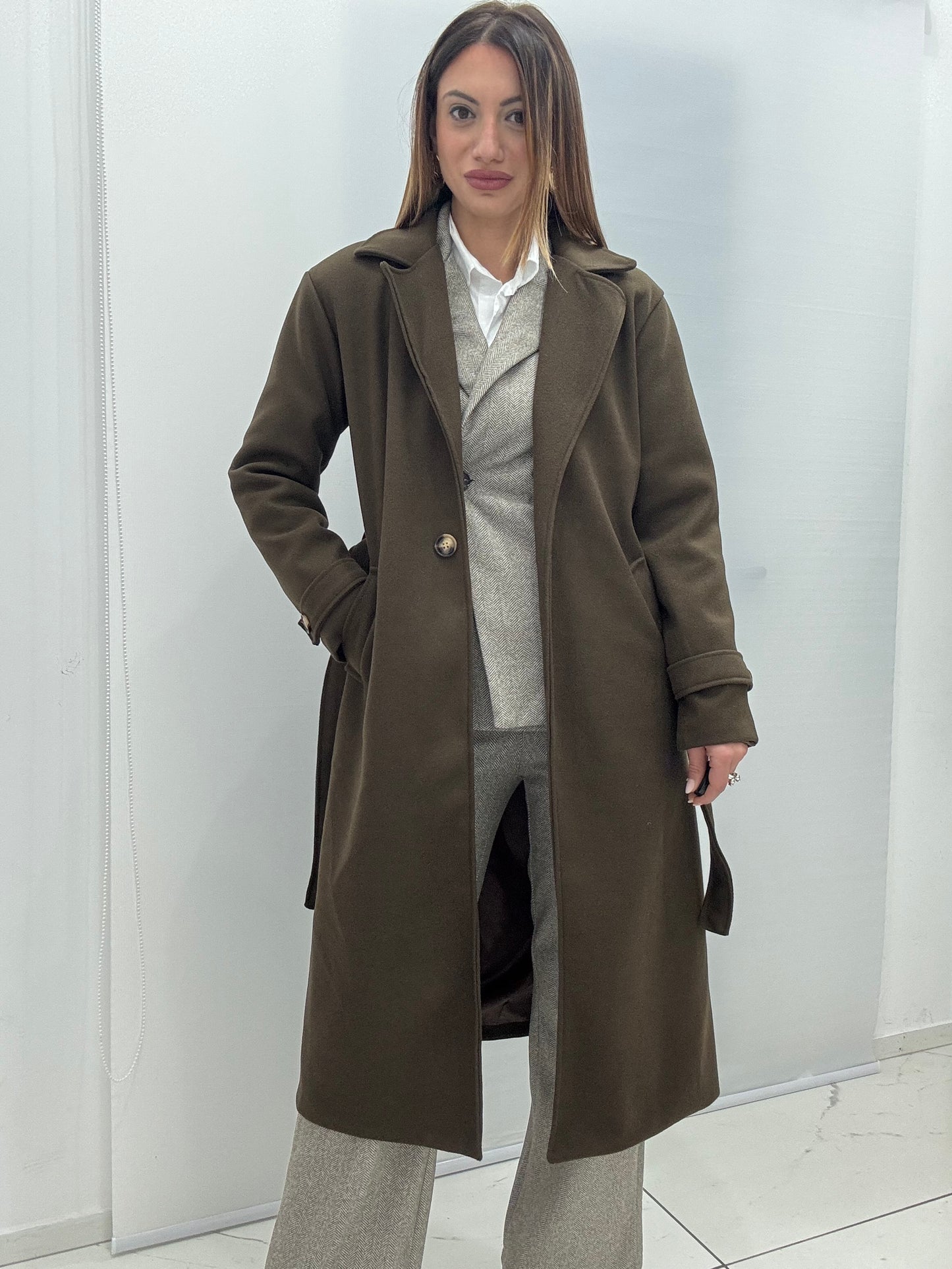 Cappotto Clarissa Marrone