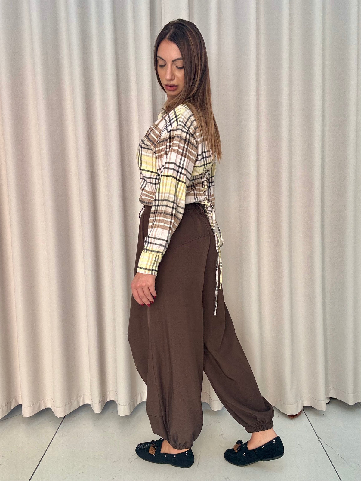 Pantalone Roberta Marrone