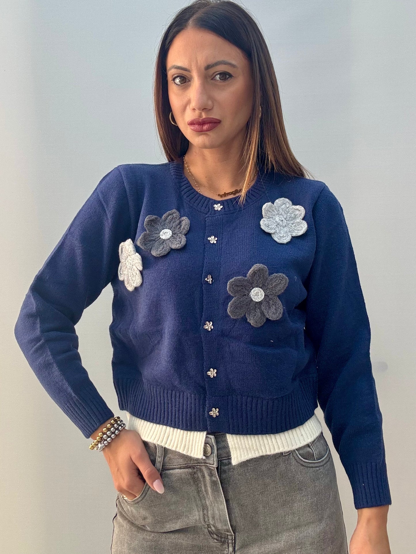 Cardigan Margherita Blu