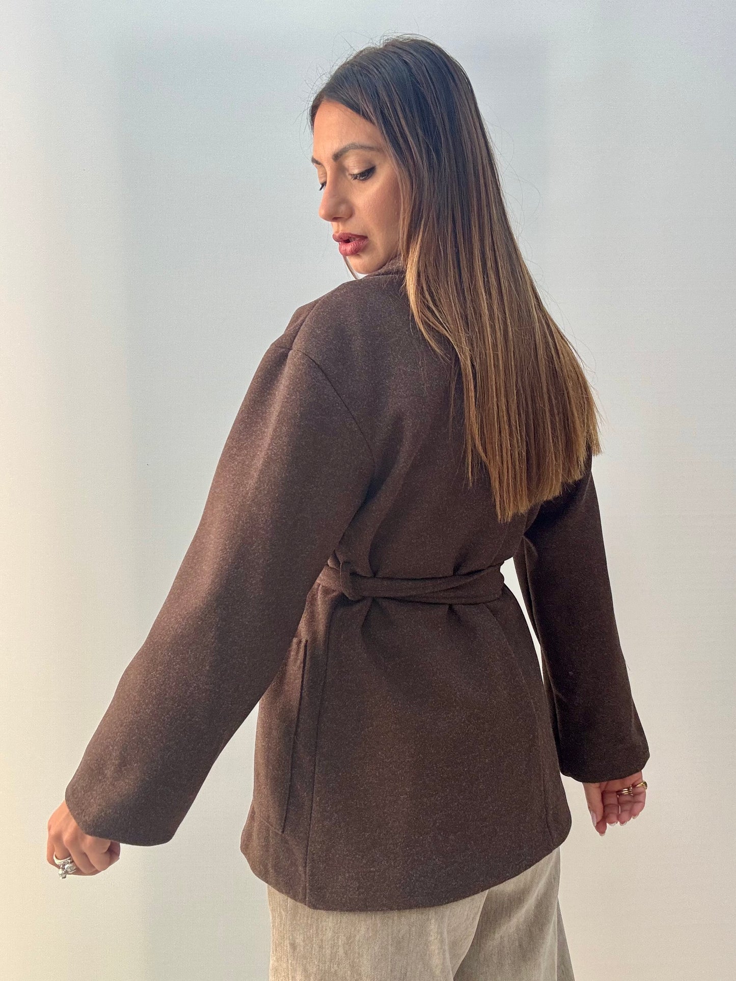 Cappottino Lucrezia Marrone