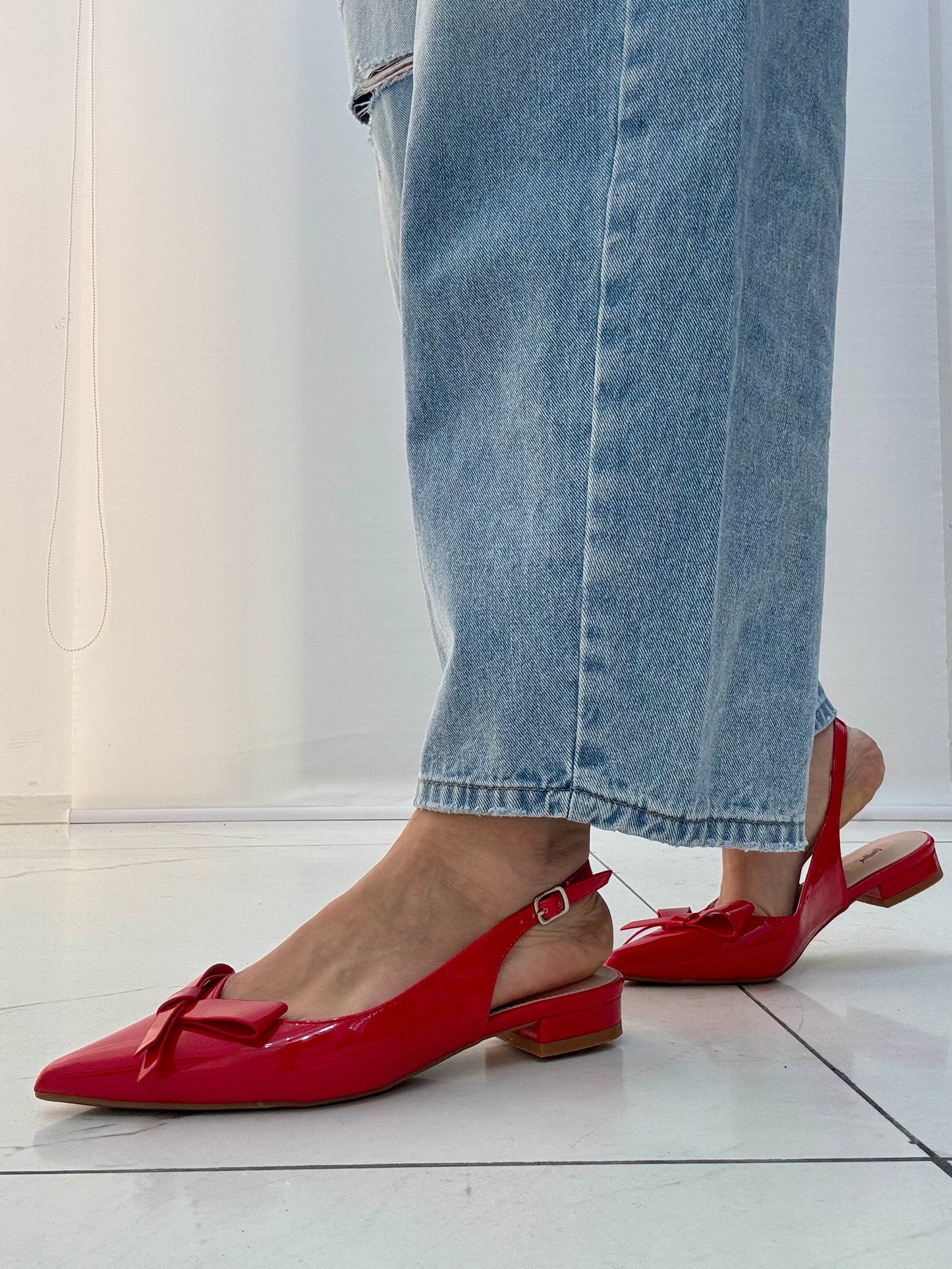 Ballerine Fiocco Rosso