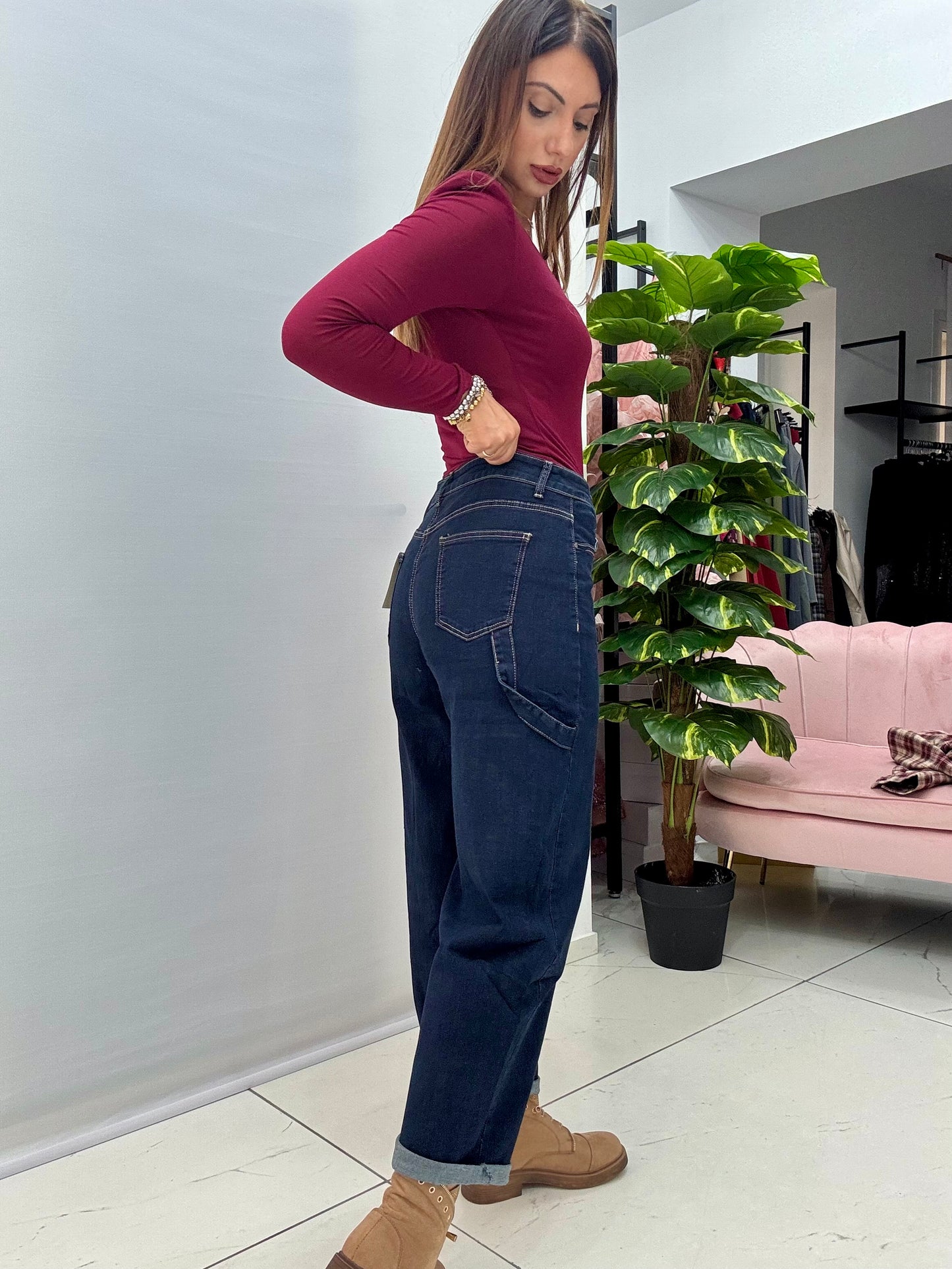 Jeans Baggy cod.V1138