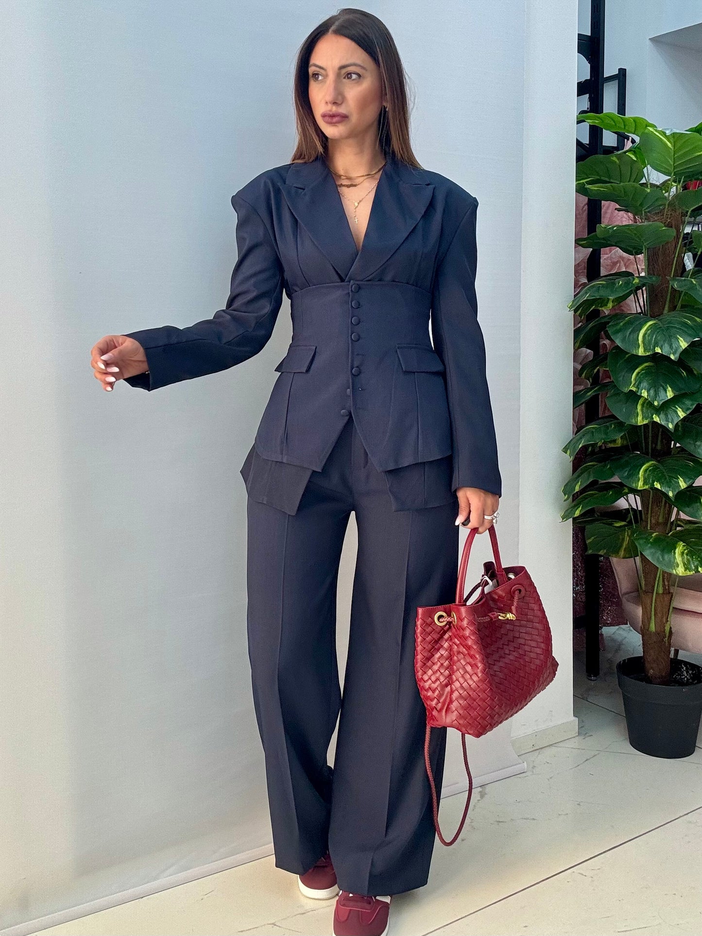 Tailleur Mercedes Blu