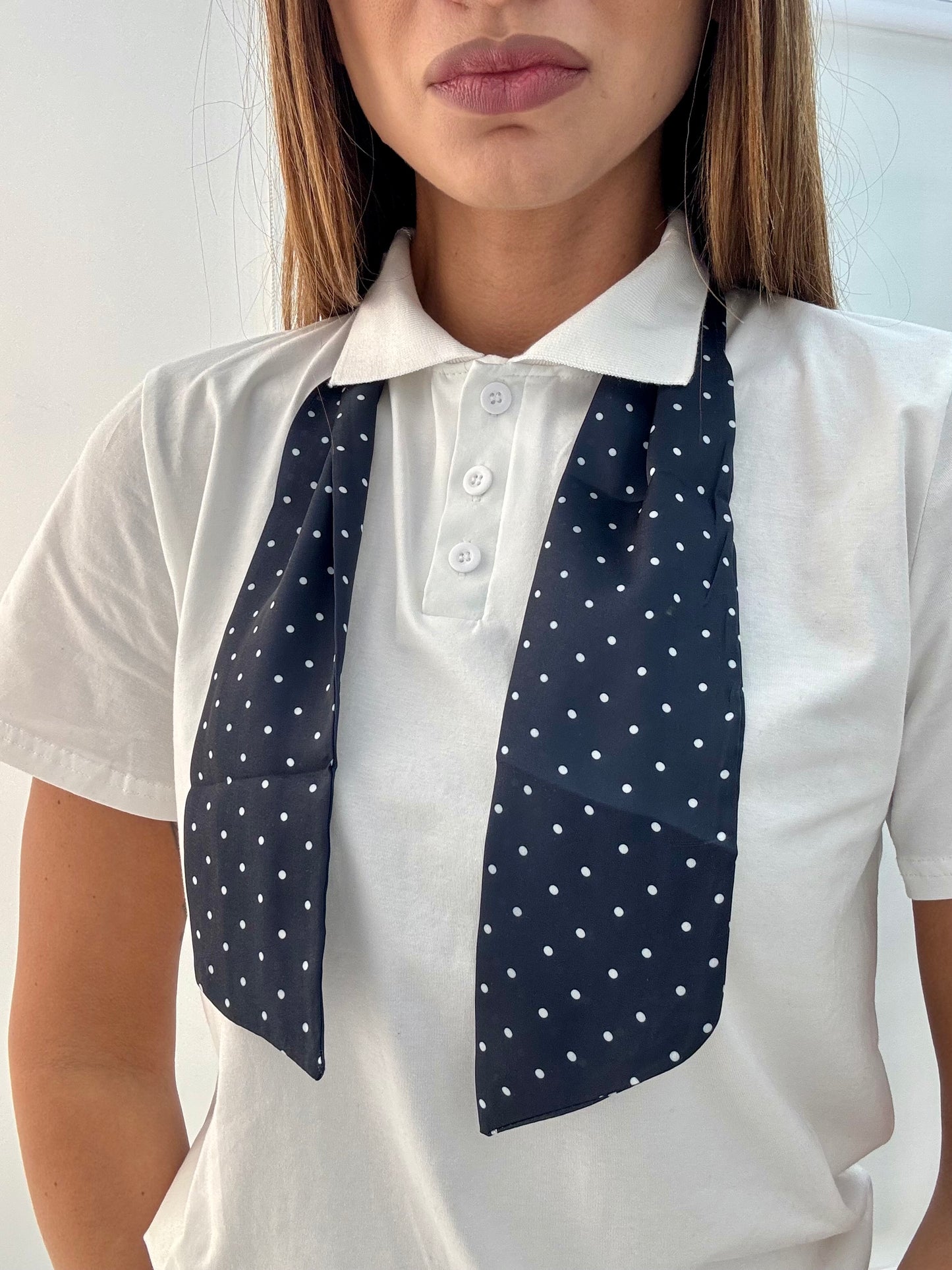 Maglia Polo-Foulard