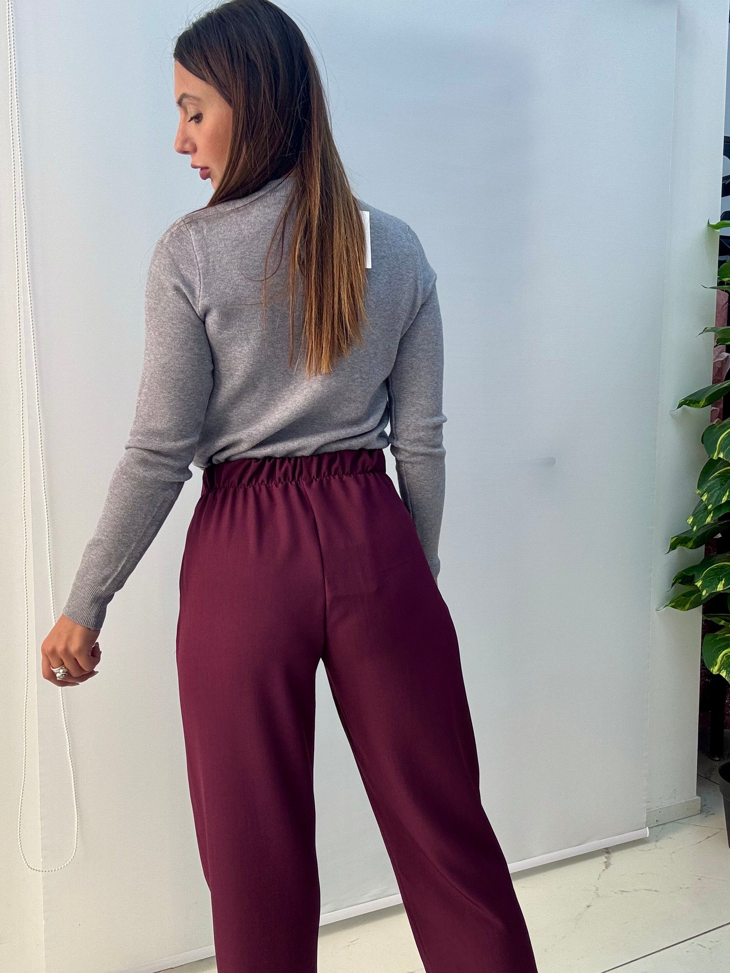 Pantalone Angela Bordeaux