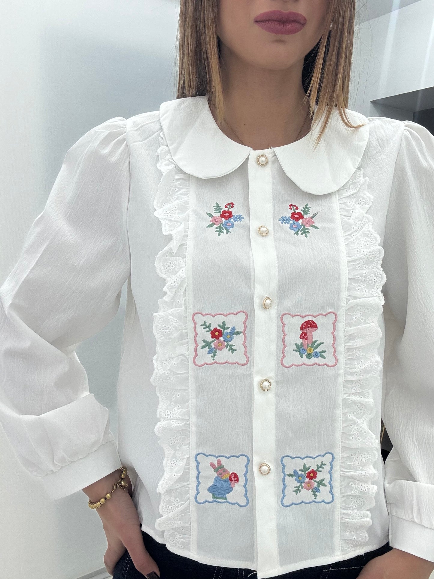 Camicia Romantic Bianco