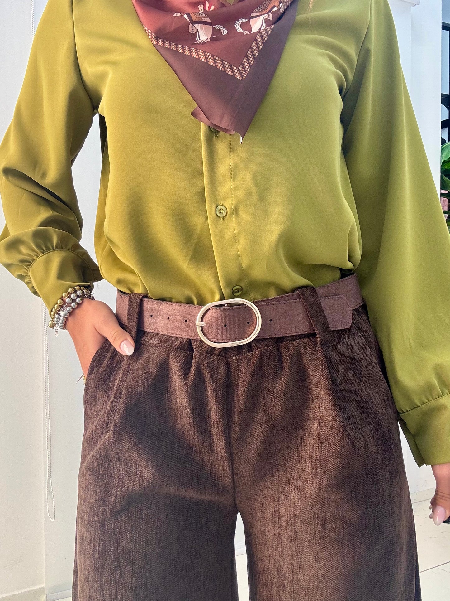 Pantalone Alma Marrone