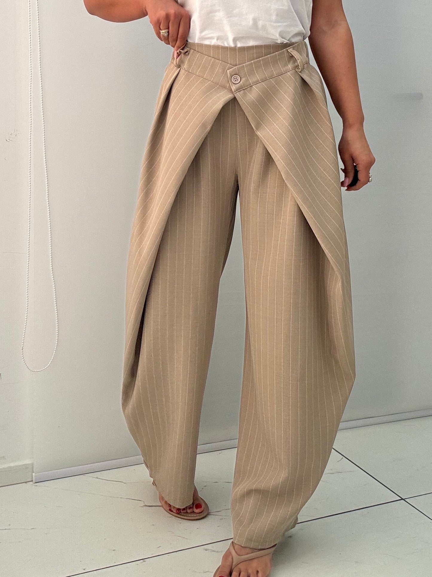 Pantalone Giovanna Gessato
