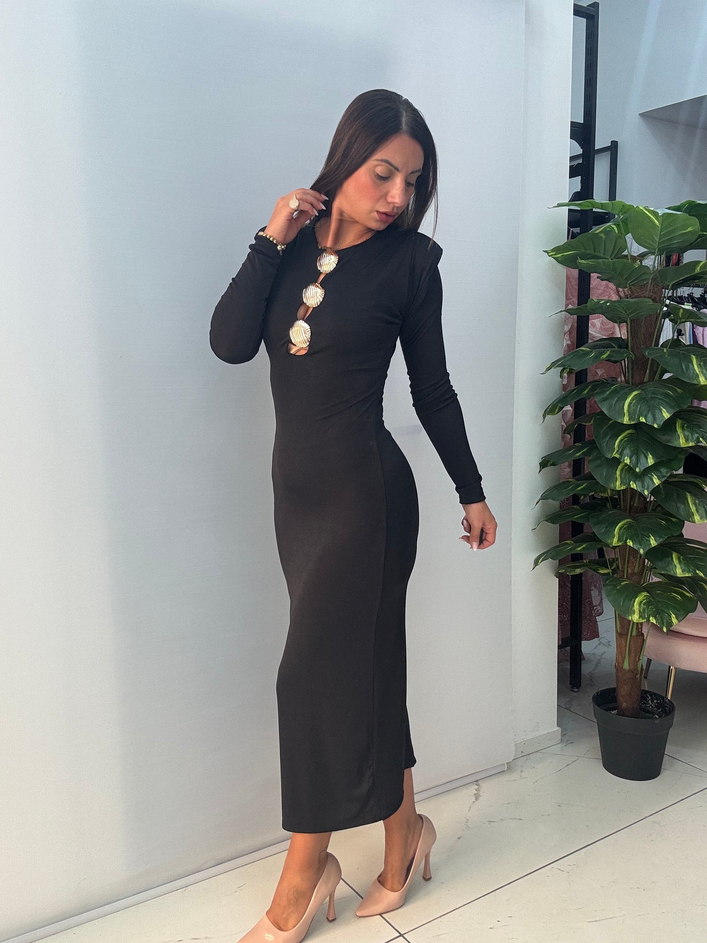 Abito Conchiglia Nero