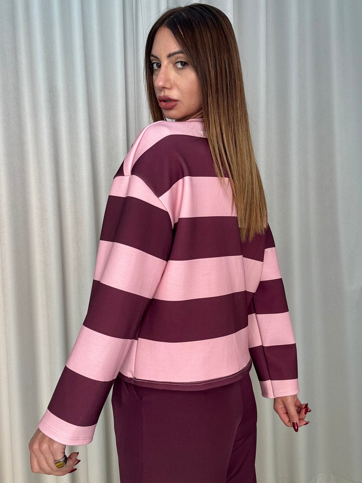 Felpa Kira Bordeaux