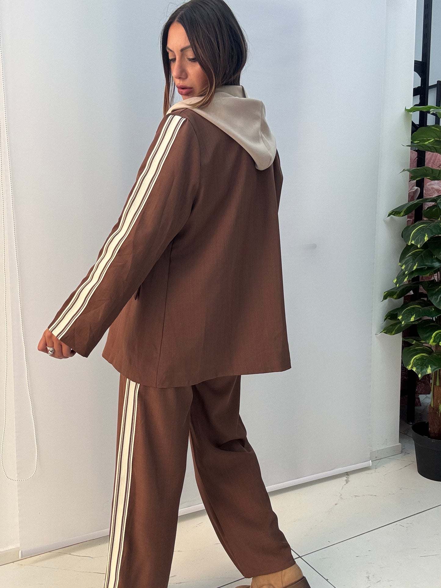 Tailleur Sportif Marrone