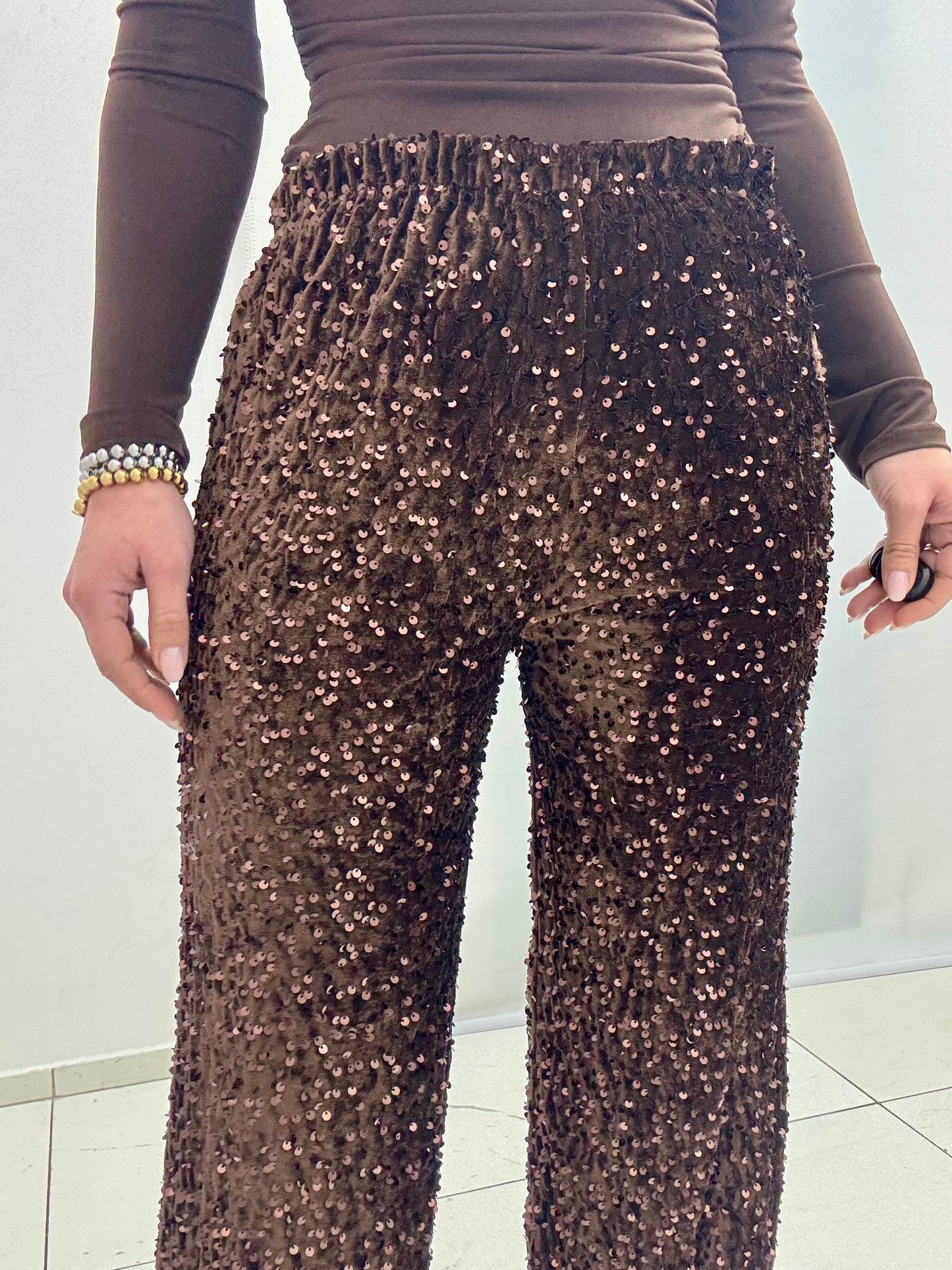 Pantalone Shine Marrone
