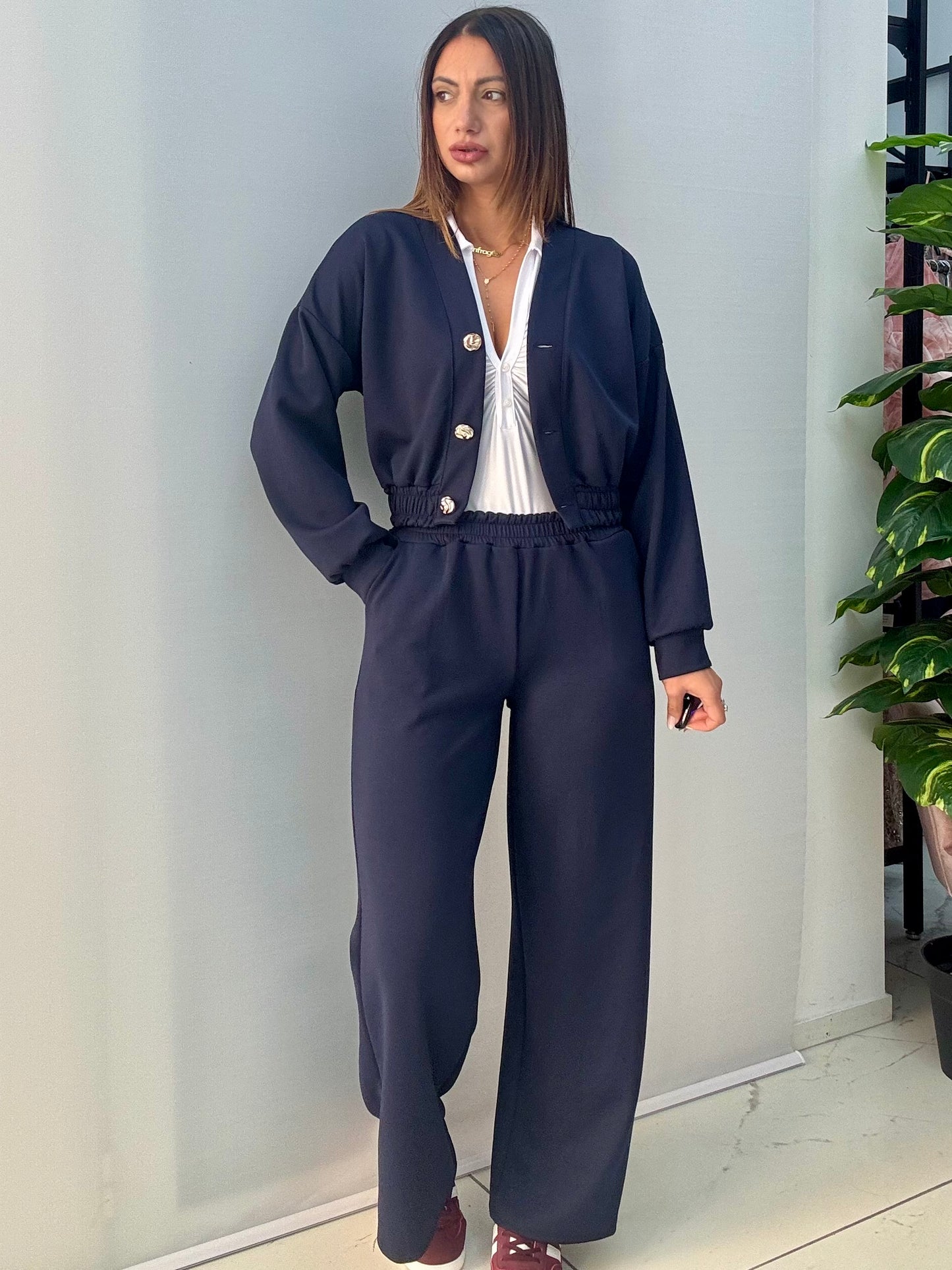 Coordinato Tuta Chic Blu