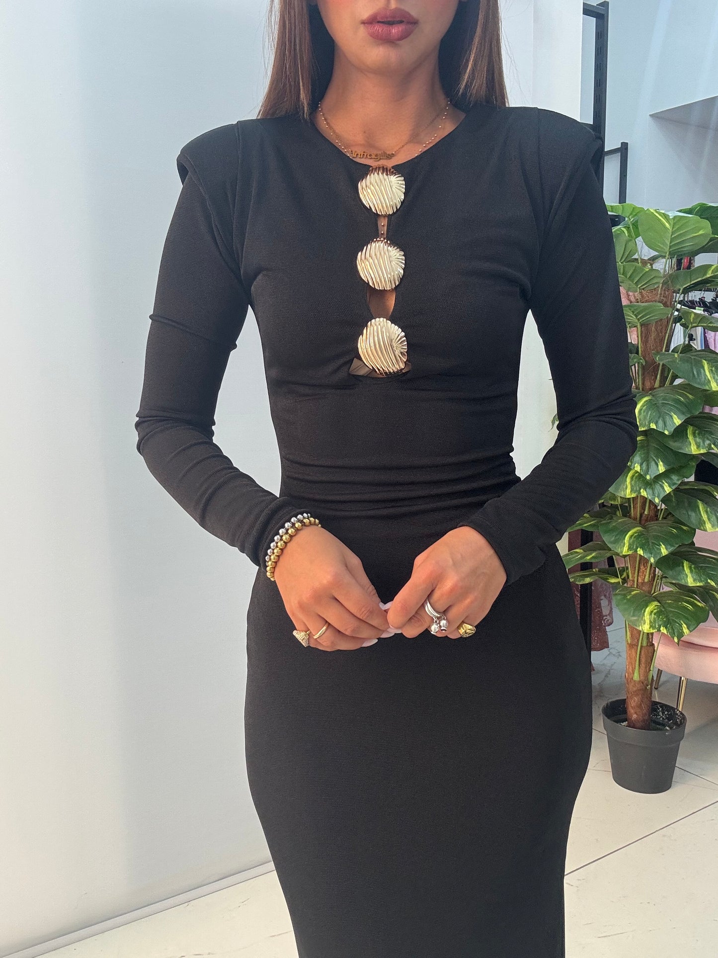 Abito Conchiglia Nero