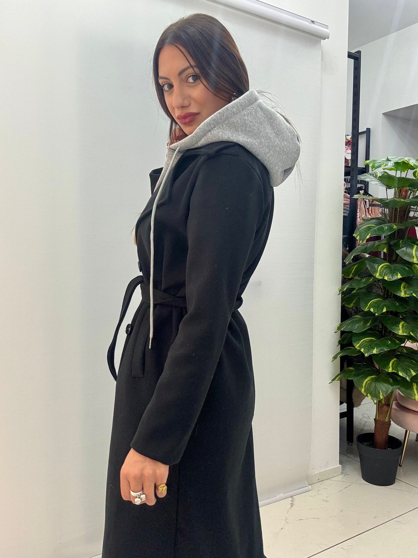 Cappotto Sporty Nero