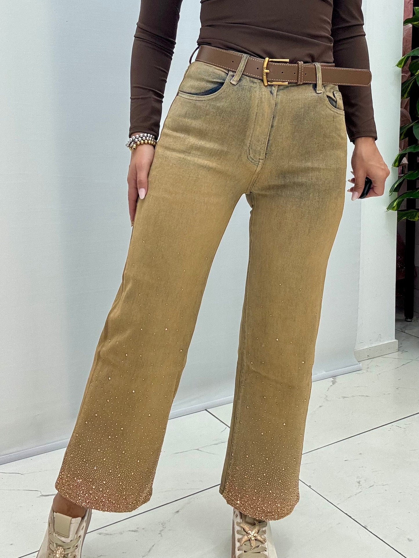 Jeans Strass Cod.F32197