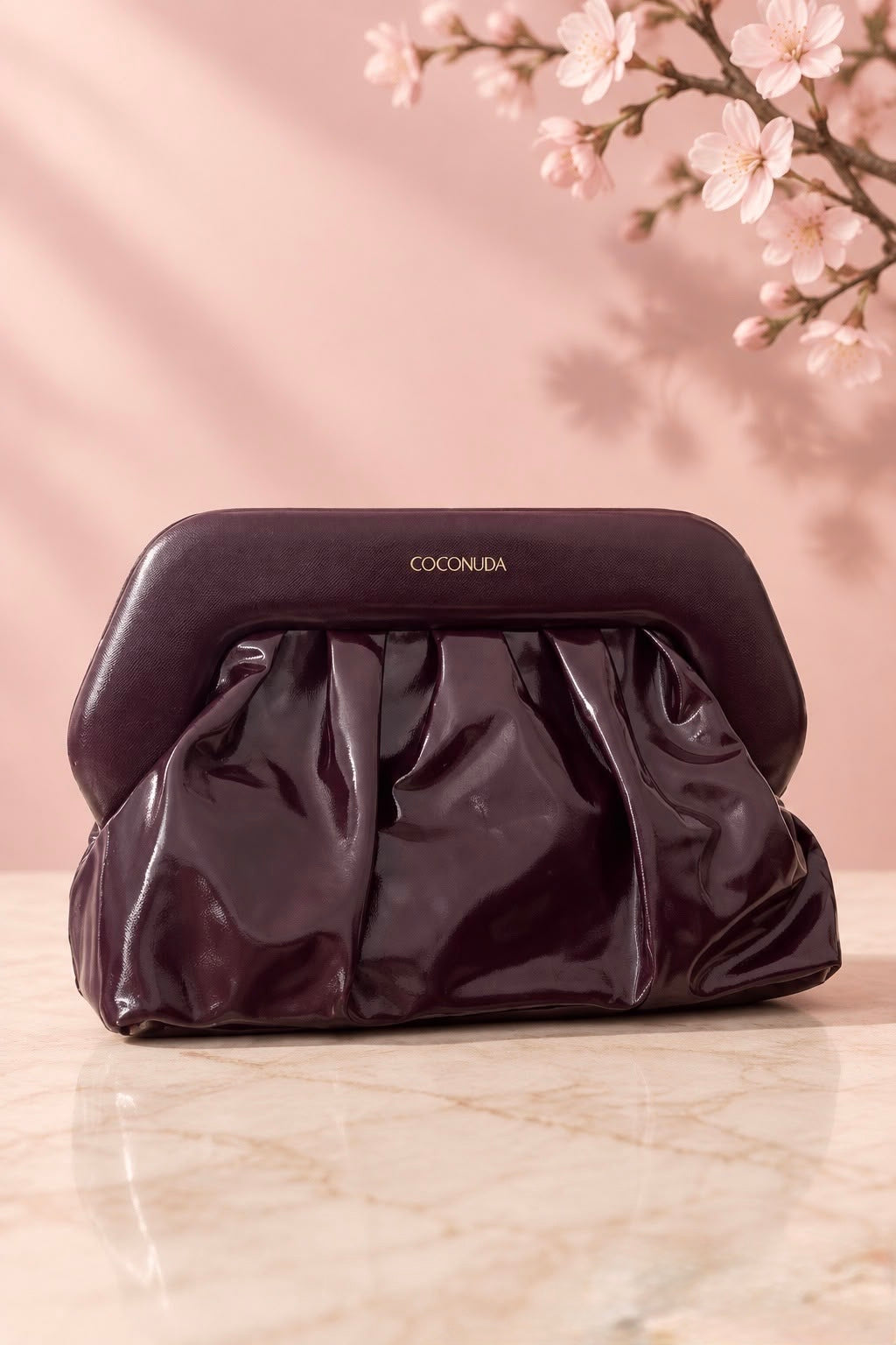 Clutch Coconuda Burgundy