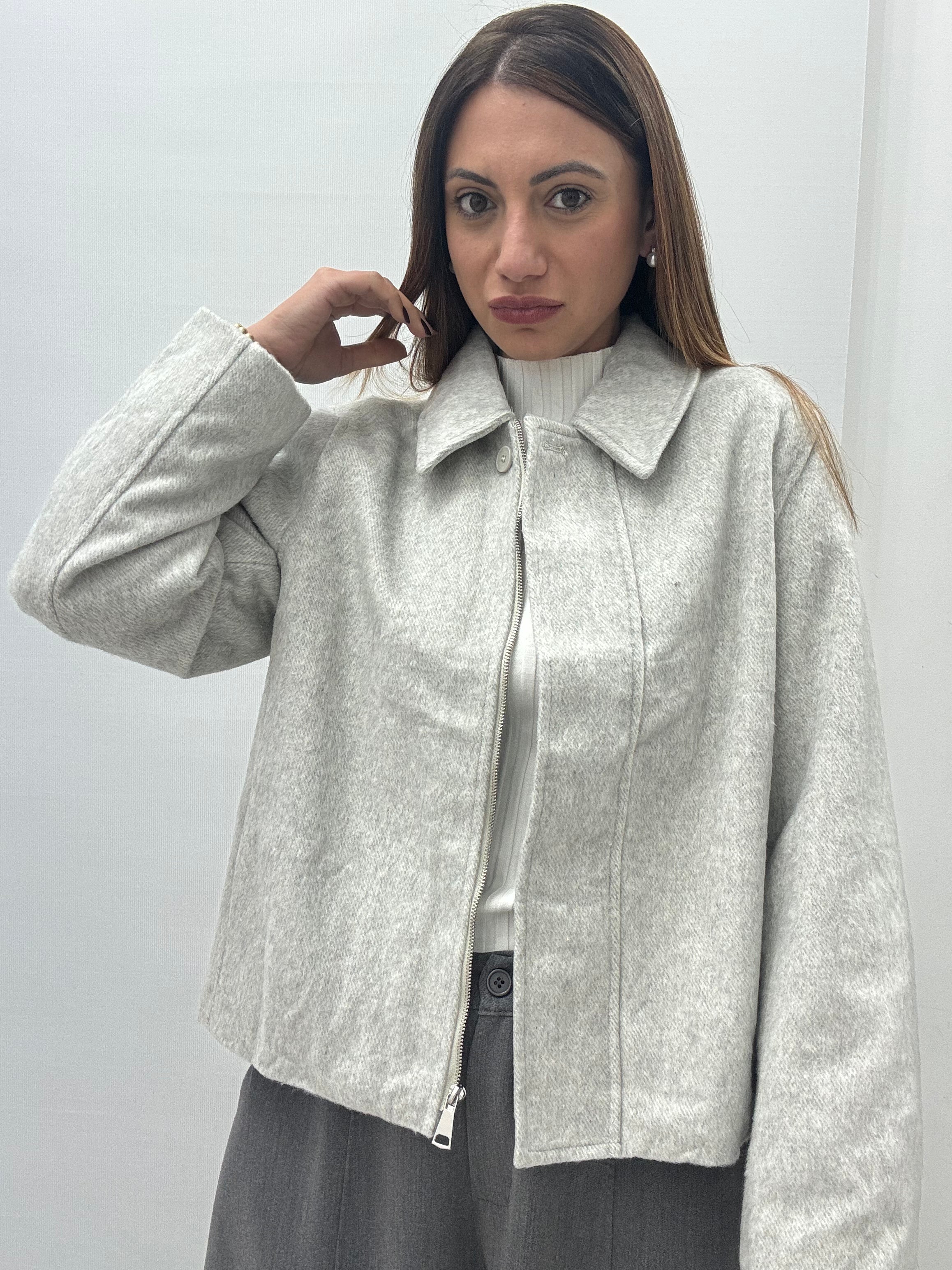 Giacca-Cappotto Evelyn Ghiaccio
