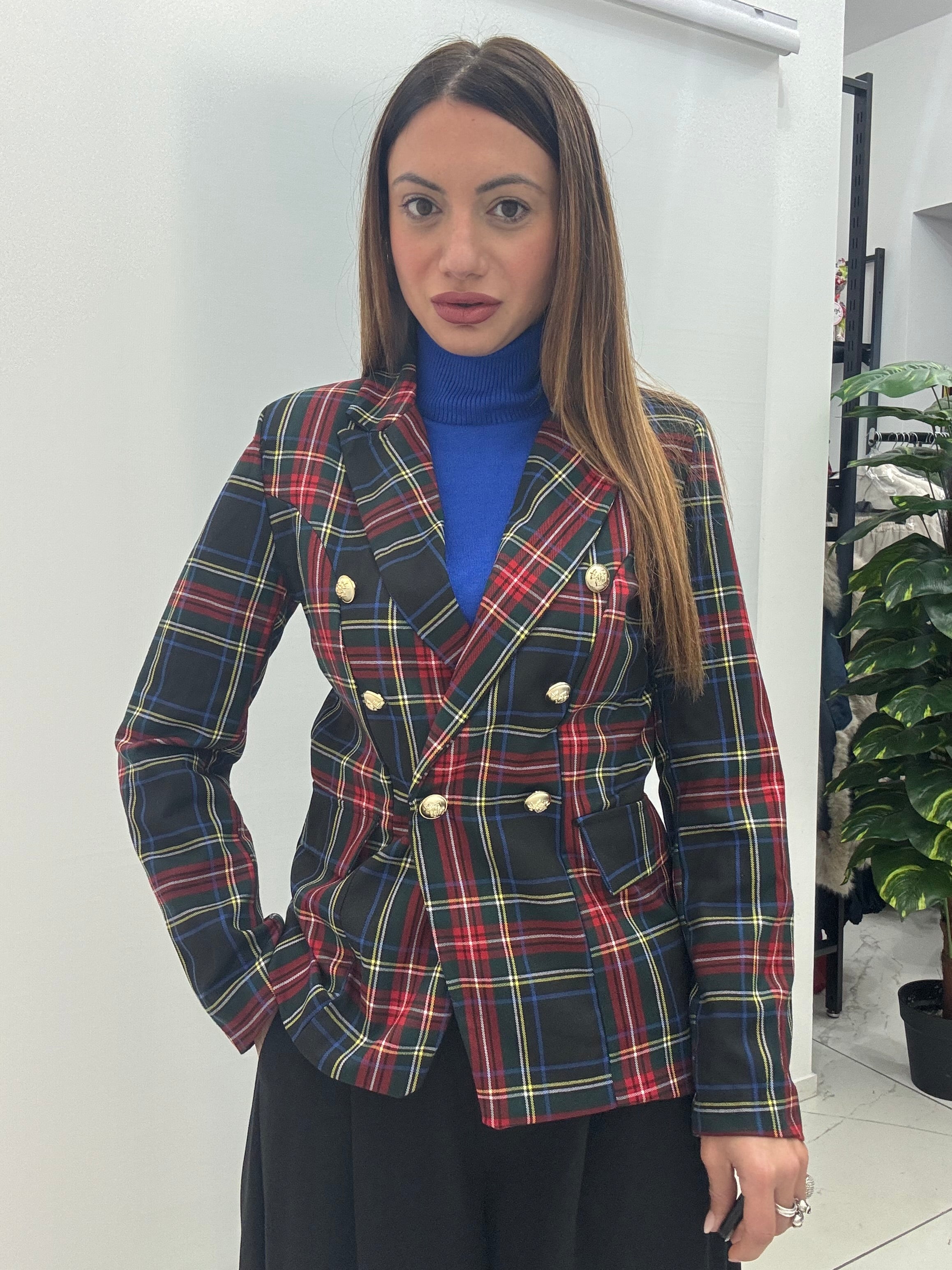Giacca Tartan