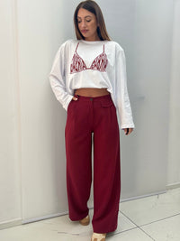 Pantalone Just West Bordeaux