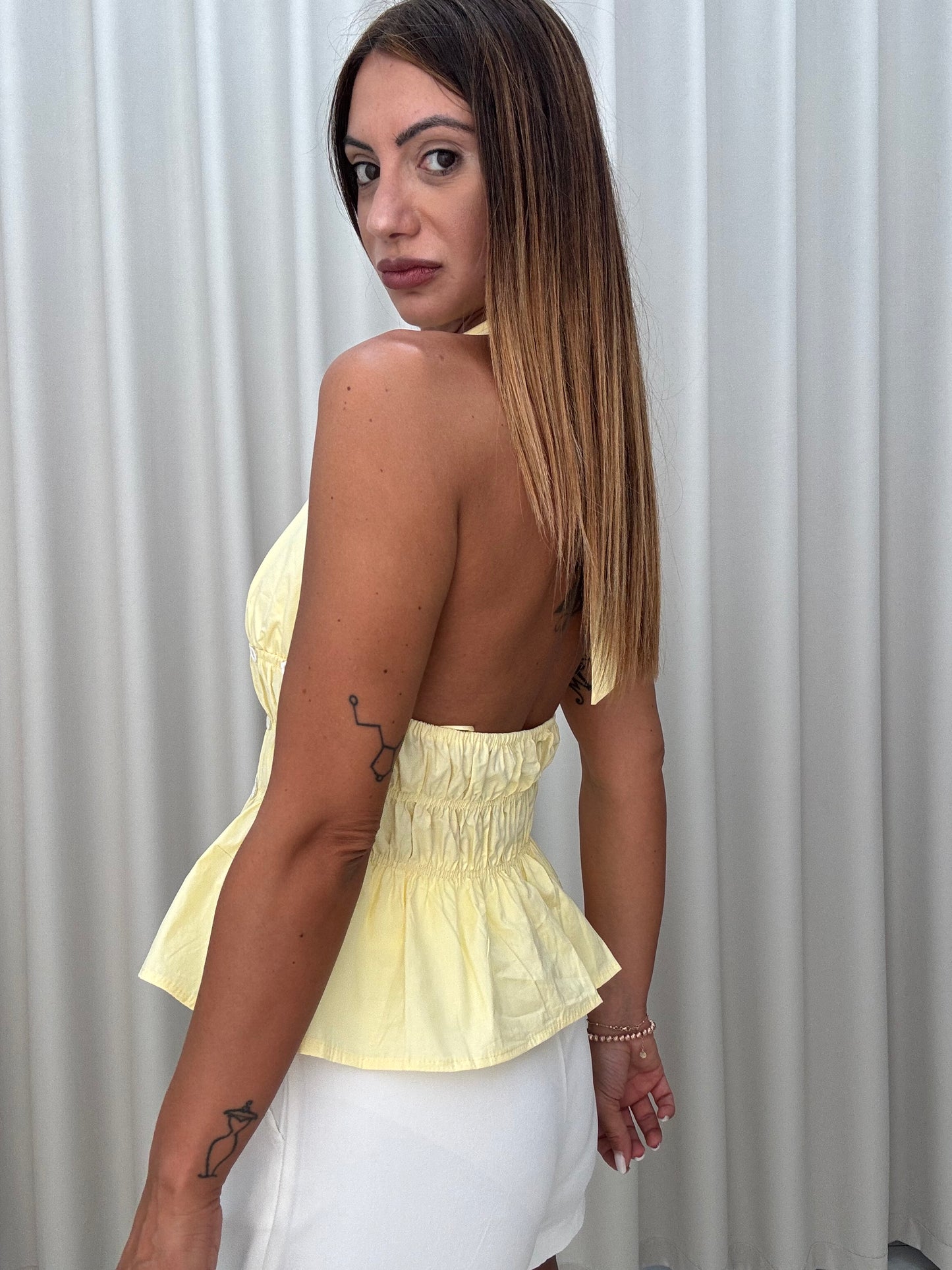Top Bottoni Fiori