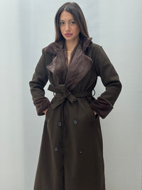 Cappotto Megan Marrone
