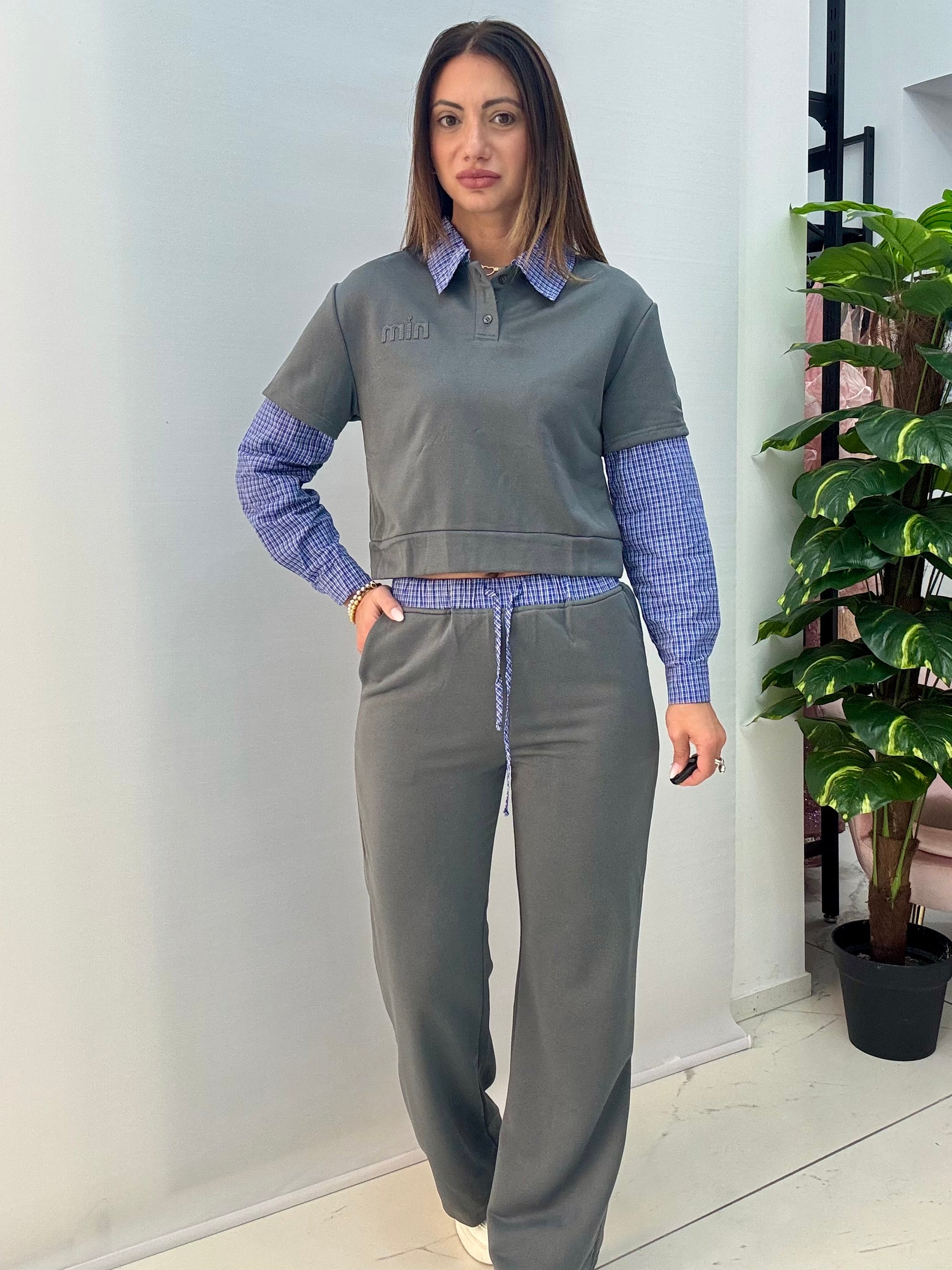 Tuta Miu Miu Inspired Grigio