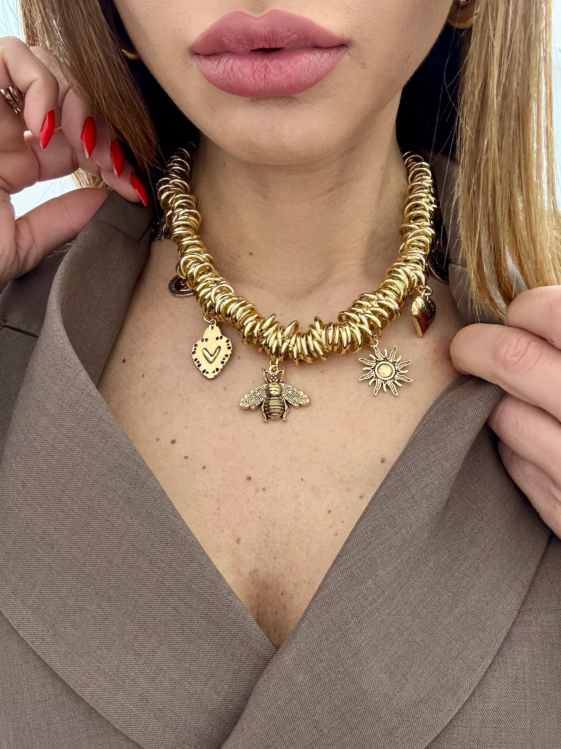 Collana Ape Charm