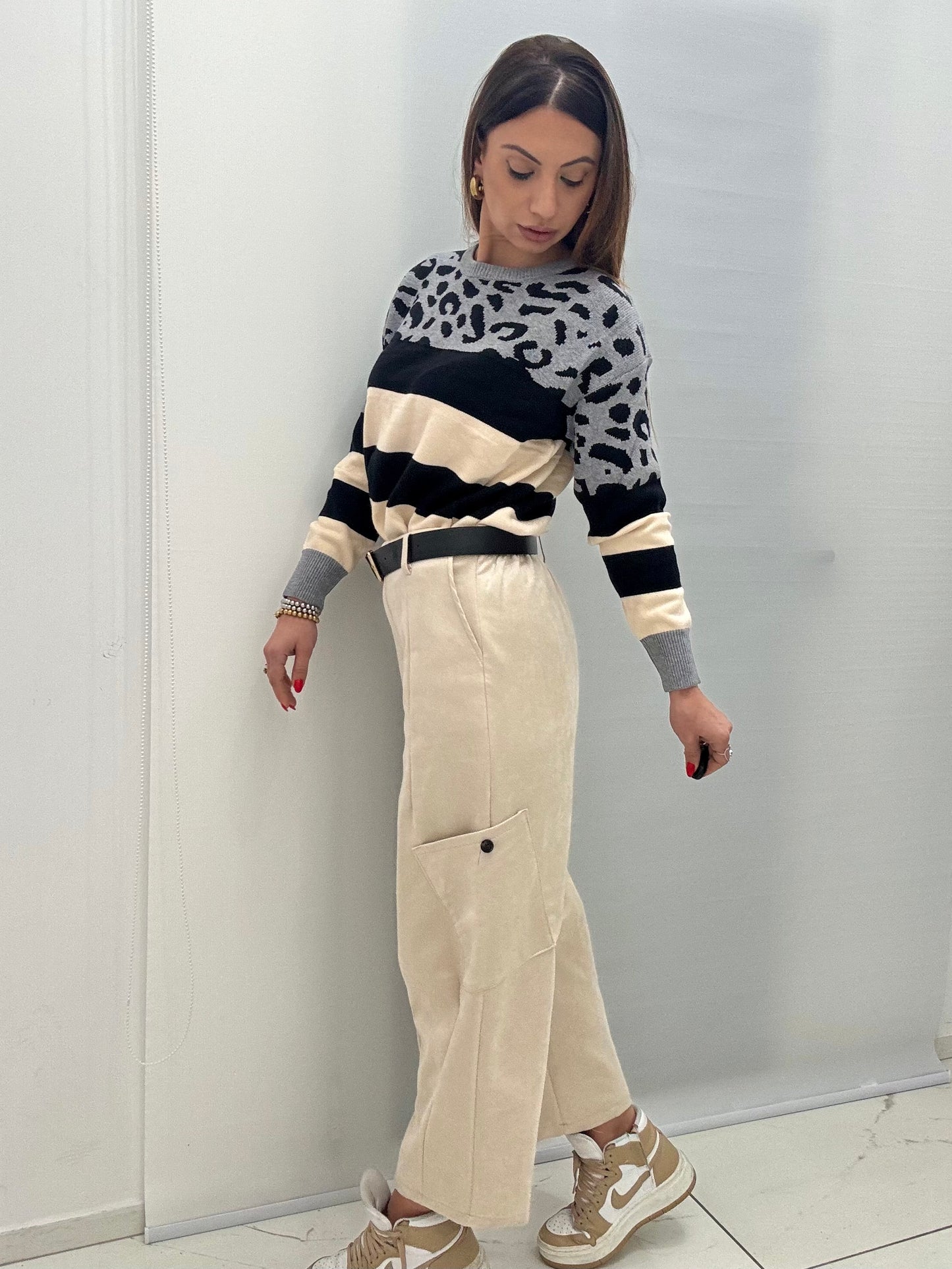 Pantalone Daino Cintura