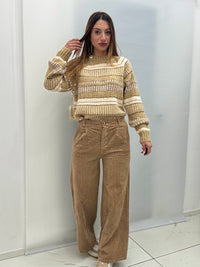 Pantalone Daniela Beige