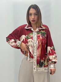 Camicia Panorama Bordeaux