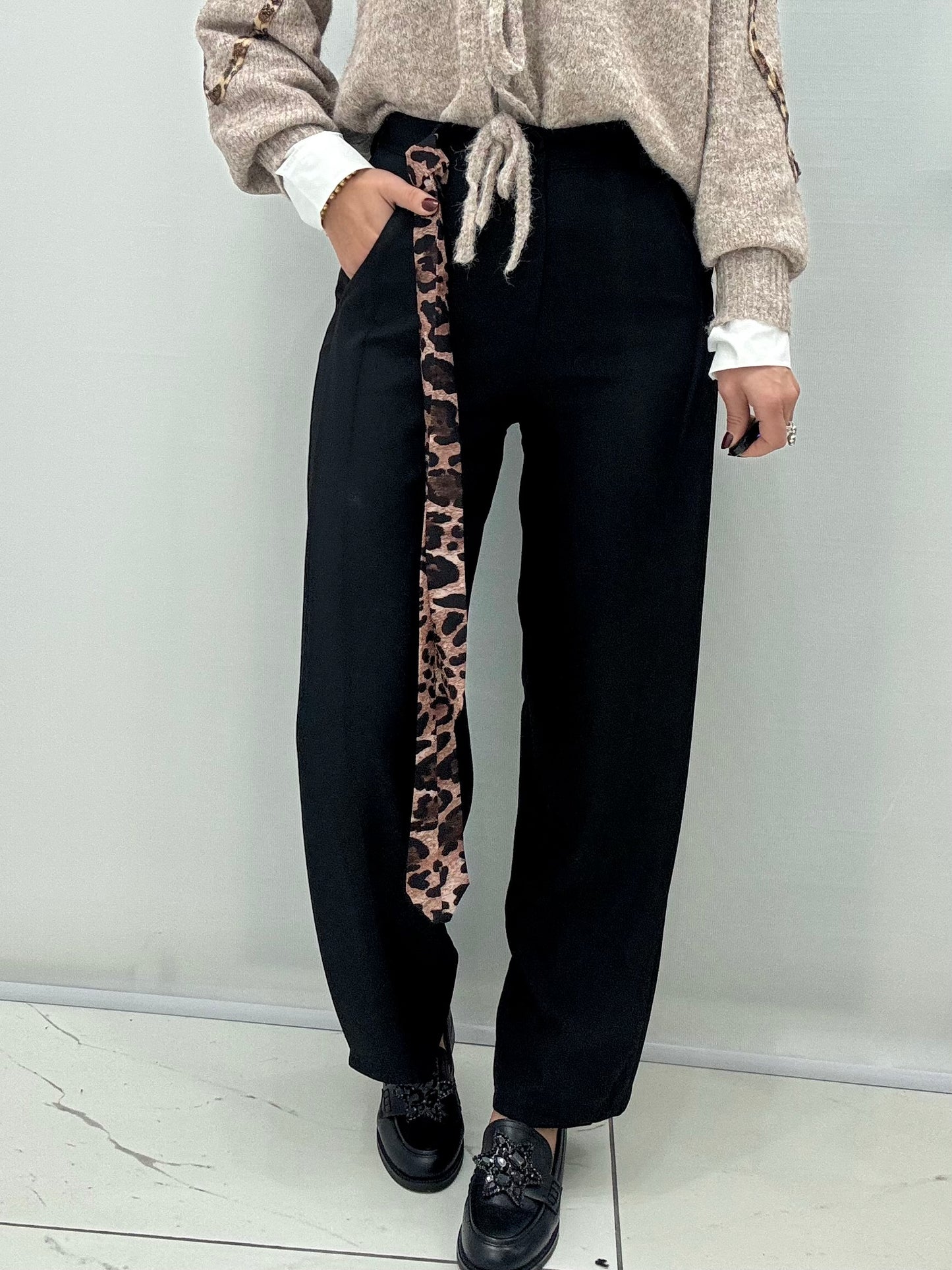 Pantalone Ballon art.Nero