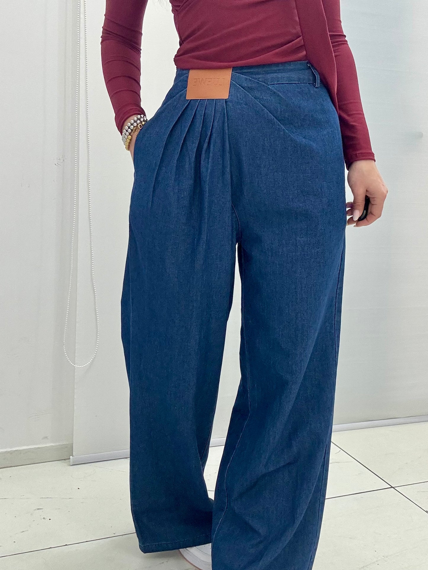 Jeans Drappeggio