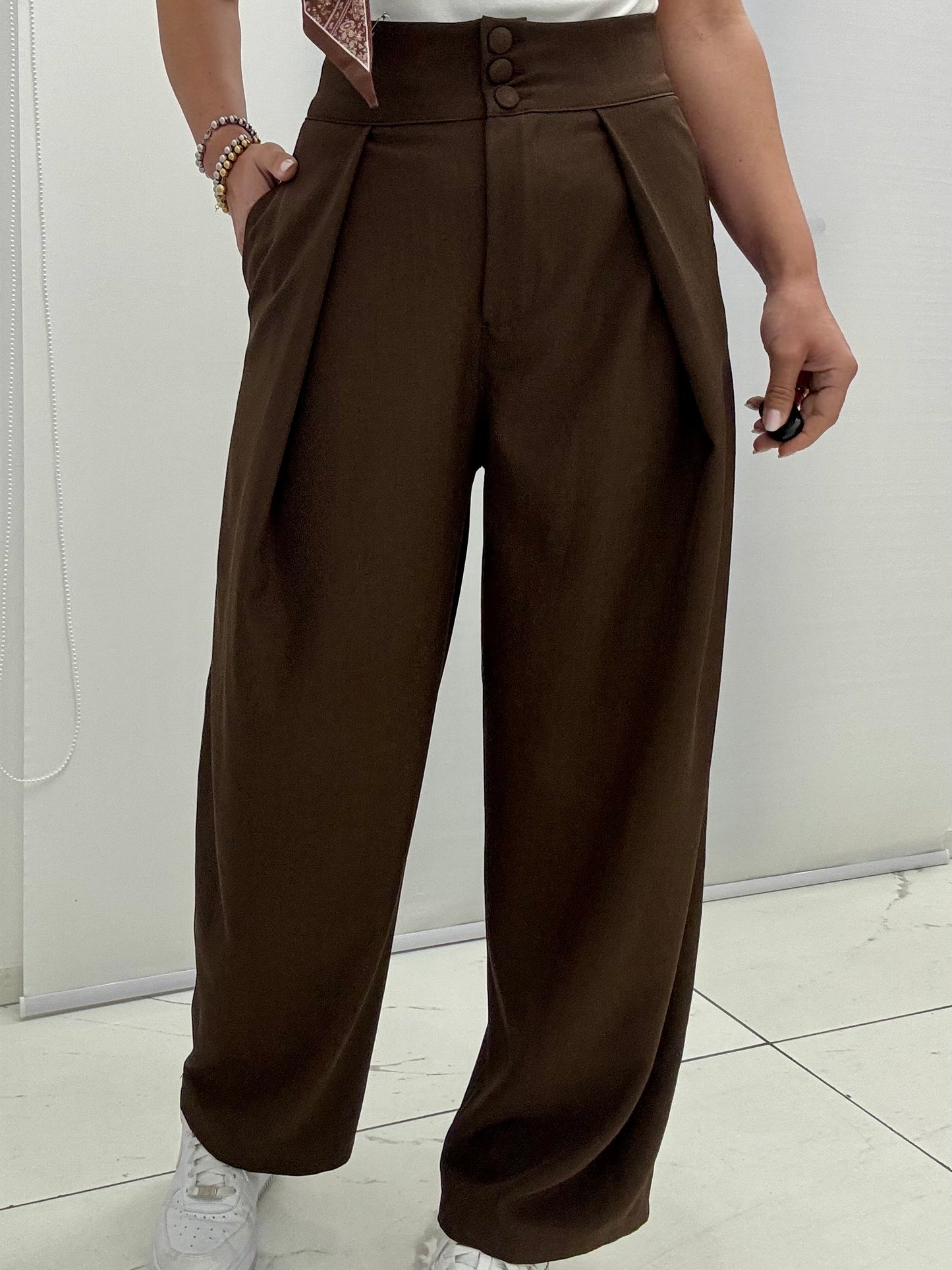 Pantalone art.16090 Marrone
