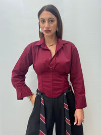 Camicia Corpetto Bordeaux