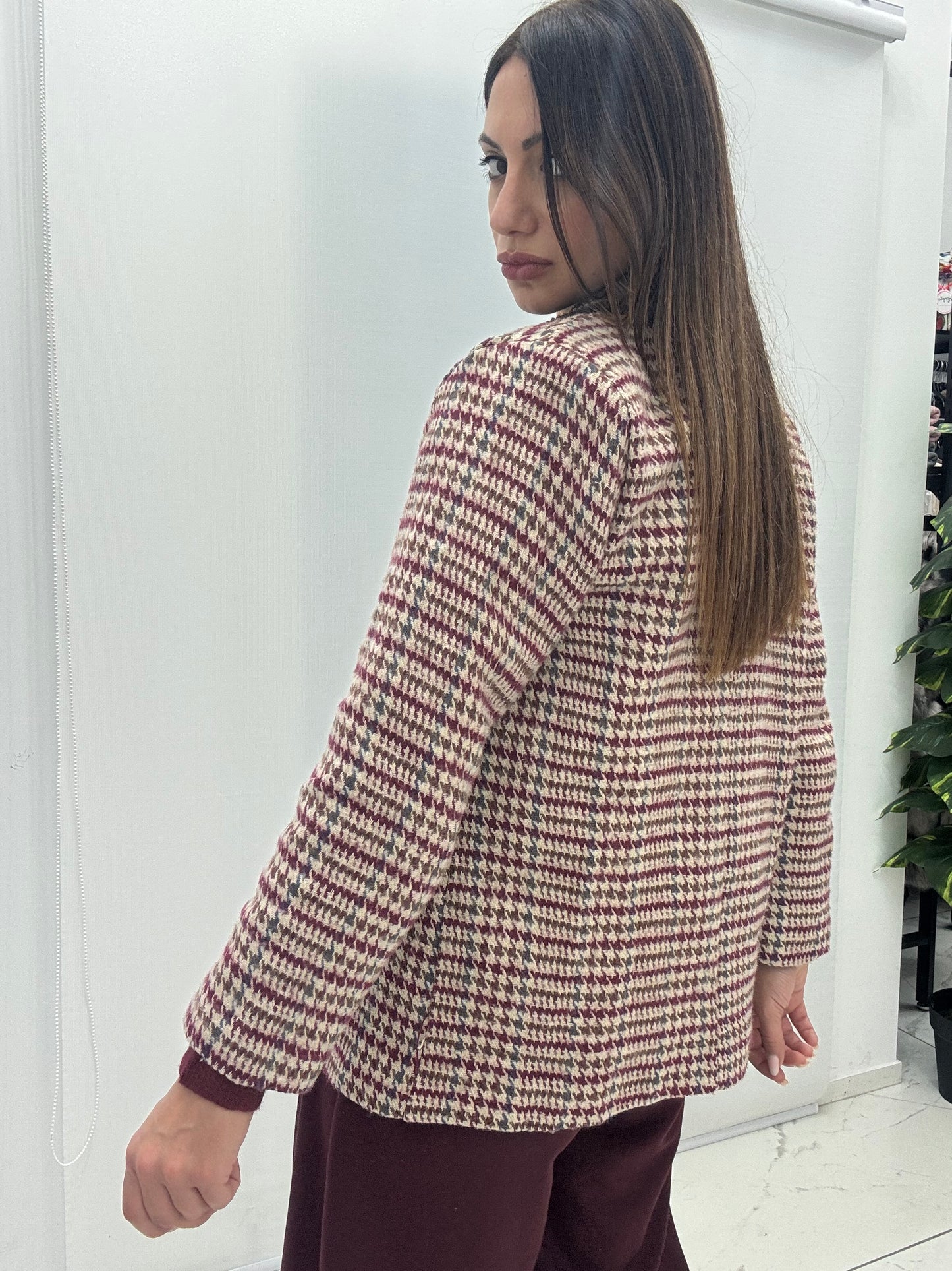 Giacca Emme Bordeaux