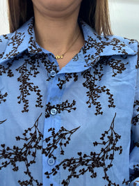 Camicia Rami Azzurro