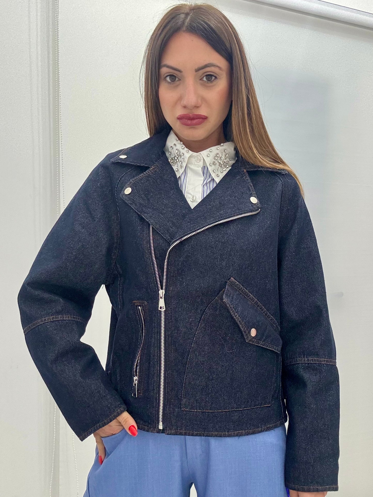 Giubbino Denim Sport