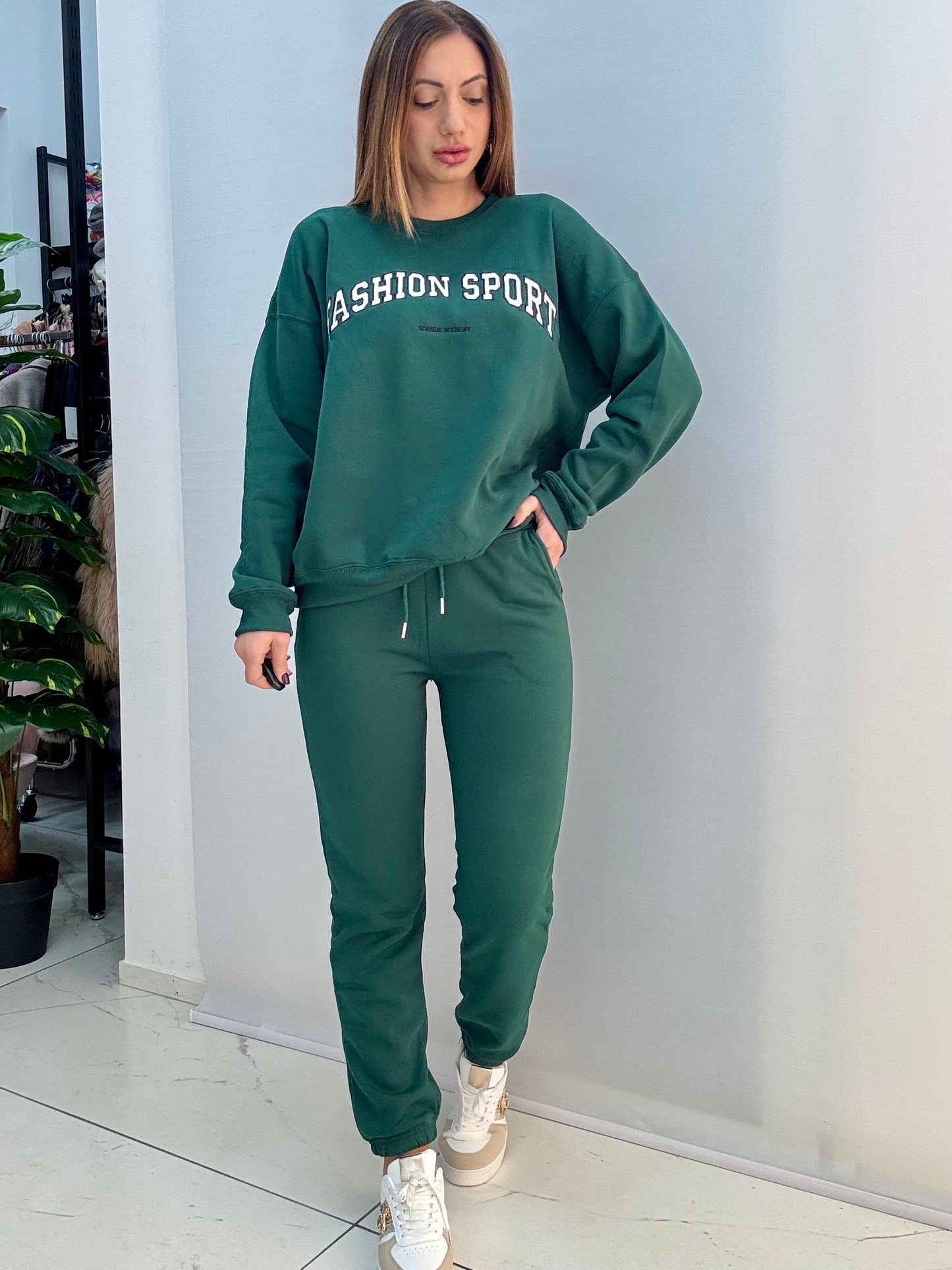 Tuta Fashion Sport Verde Gucci