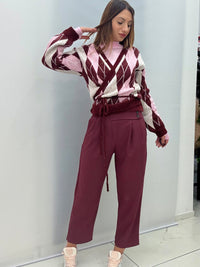 Pantalone Angela Bordeaux